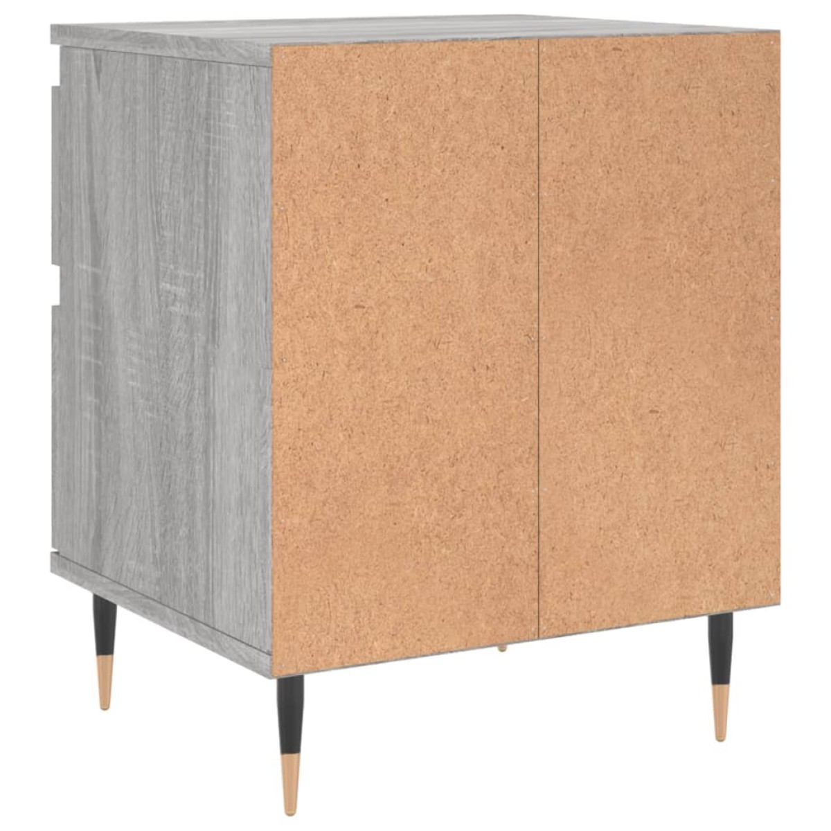 vidaXL Κομοδίνο Γκρι Sonoma 40 x 35 x 50 εκ. από Επεξεργασμένο Ξύλο