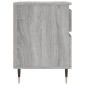 vidaXL Κομοδίνο Γκρι Sonoma 40 x 35 x 50 εκ. από Επεξεργασμένο Ξύλο