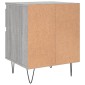 vidaXL Κομοδίνα 2 τεμ. Γκρι Sonoma 40 x 35 x 50 εκ. από Επεξεργ. Ξύλο