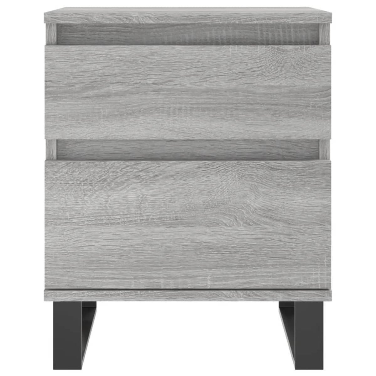 vidaXL Κομοδίνο Γκρι Sonoma 40 x 35 x 50 εκ. από Επεξεργασμένο Ξύλο