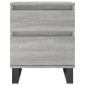 vidaXL Κομοδίνο Γκρι Sonoma 40 x 35 x 50 εκ. από Επεξεργασμένο Ξύλο