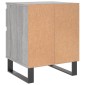 vidaXL Κομοδίνο Γκρι Sonoma 40 x 35 x 50 εκ. από Επεξεργασμένο Ξύλο