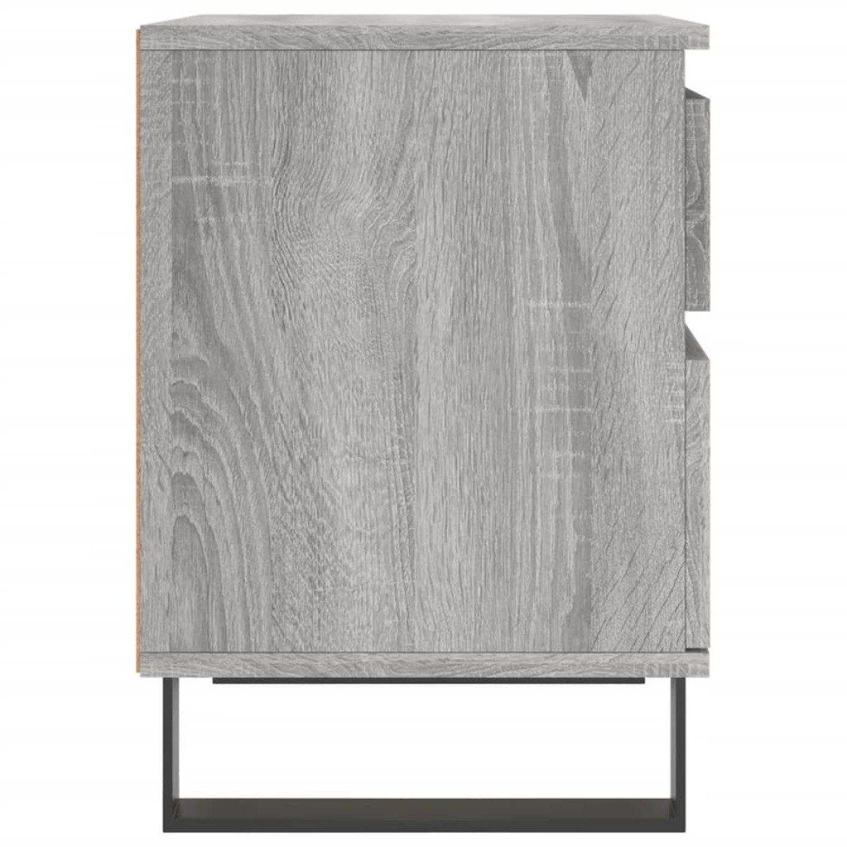 vidaXL Κομοδίνο Γκρι Sonoma 40 x 35 x 50 εκ. από Επεξεργασμένο Ξύλο