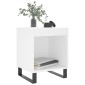 vidaXL Κομοδίνο Λευκό 40 x 35 x 50 εκ. από Επεξεργασμένο Ξύλο