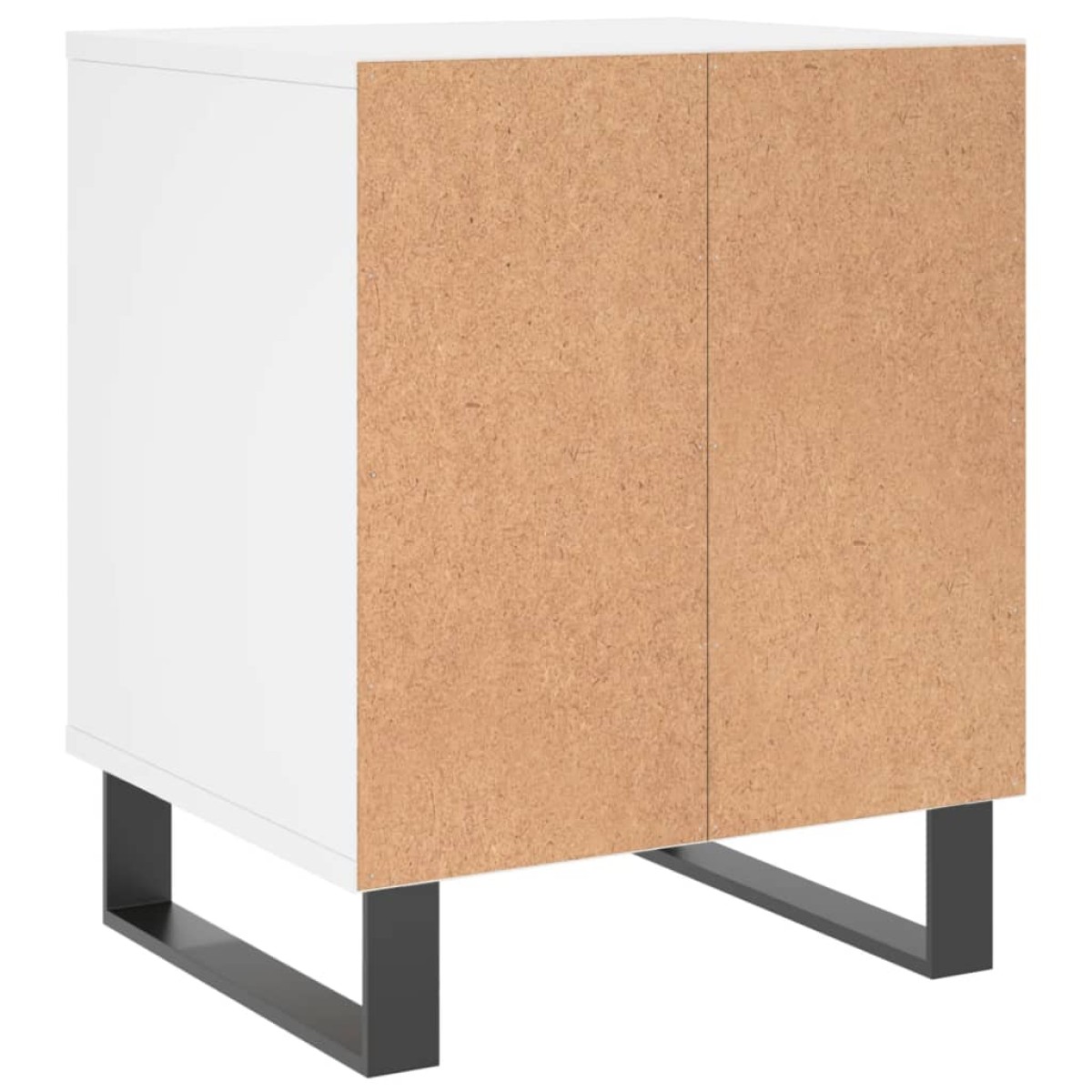 vidaXL Κομοδίνο Λευκό 40 x 35 x 50 εκ. από Επεξεργασμένο Ξύλο