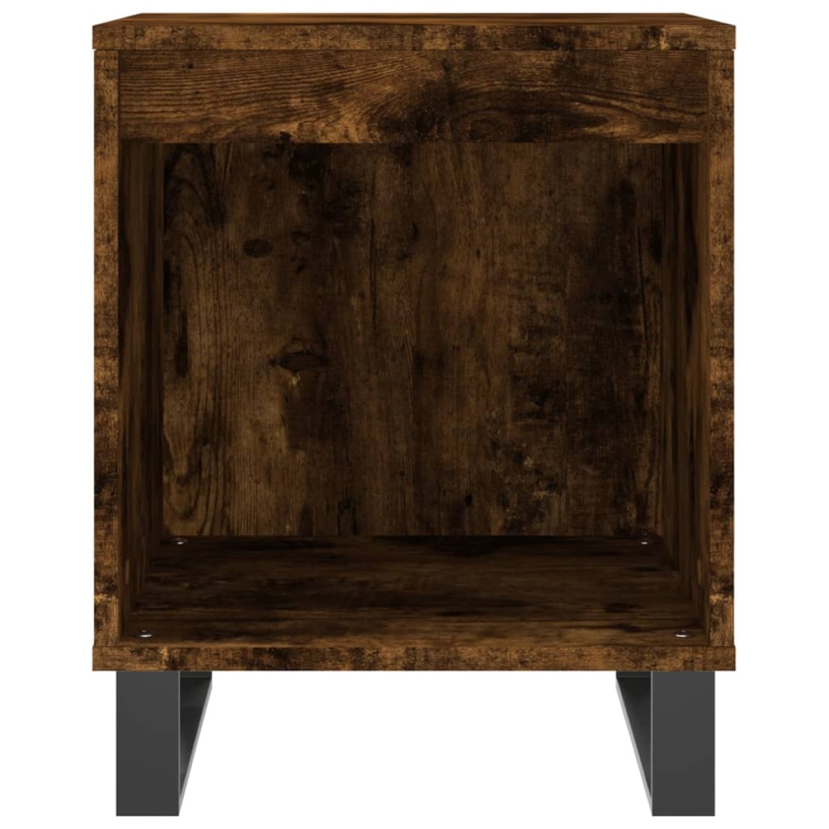 vidaXL Κομοδίνα 2 τεμ. Καπνιστή Δρυς 40 x 35 x 50 εκ. Επεξεργ. Ξύλο
