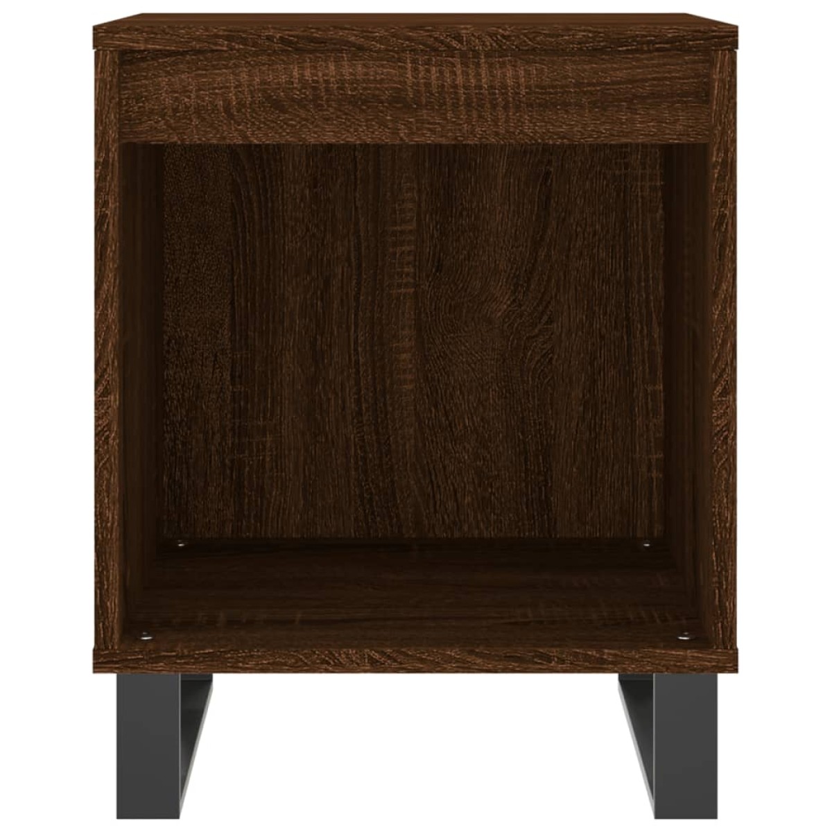 vidaXL Κομοδίνα 2 τεμ. Καφέ Δρυς 40 x 35 x 50 εκ. από Επεξεργ. Ξύλο
