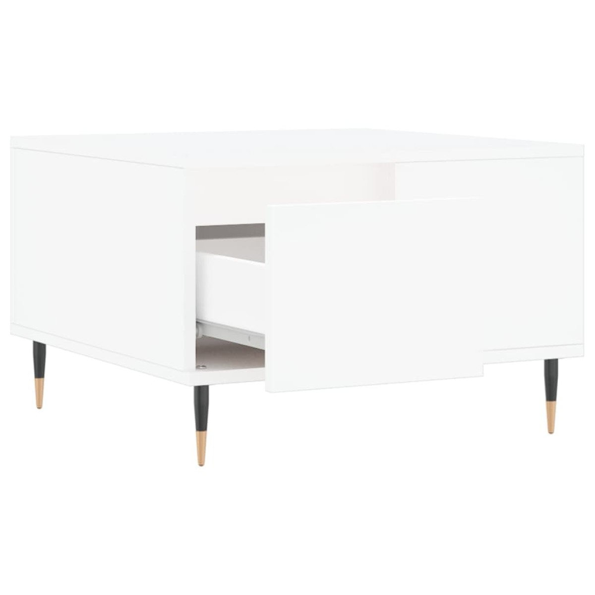 vidaXL Τραπεζάκι Σαλονιού Λευκό 55x55x36,5 εκ. από Επεξεργασμένο Ξύλο