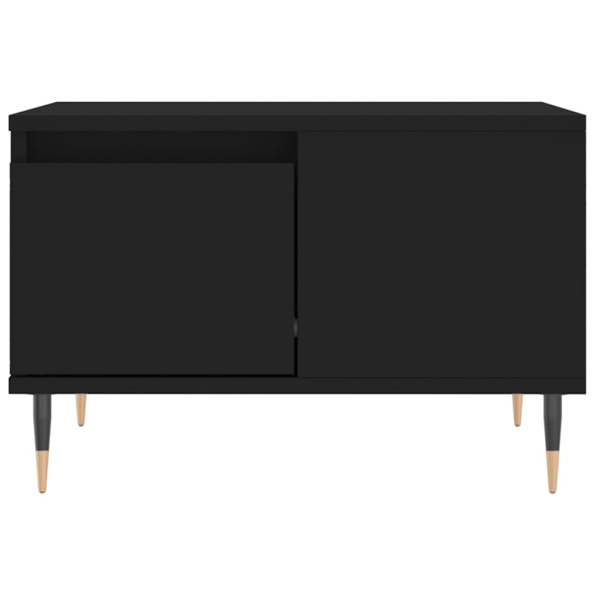 vidaXL Τραπεζάκι Σαλονιού Μαύρο 55x55x36,5 εκ. από Επεξεργασμένο Ξύλο