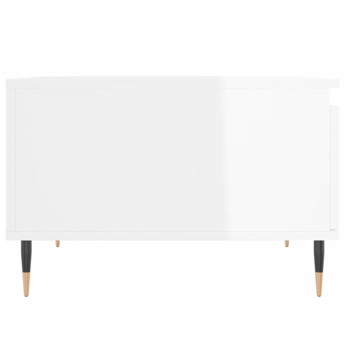 vidaXL Τραπεζάκι Σαλονιού Γυαλ. Λευκό 55x55x36,5 εκ. Επεξεργ. Ξύλο