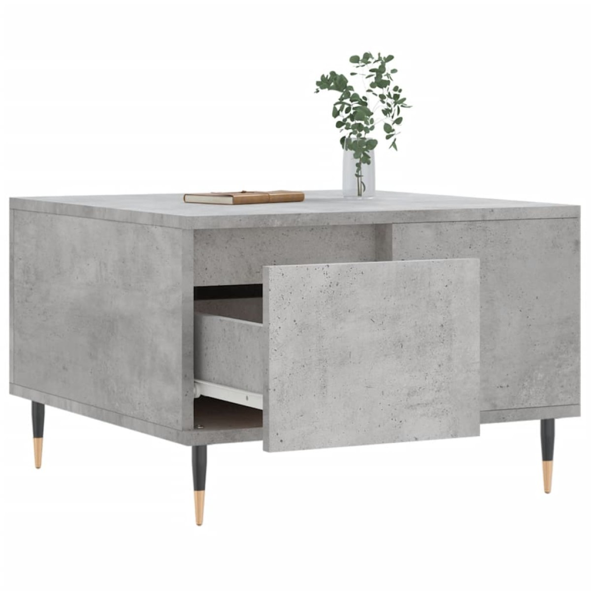 vidaXL Τραπεζάκι Σαλονιού Γκρι Σκυρ. 55x55x36,5 εκ. Επεξεργ. Ξύλο