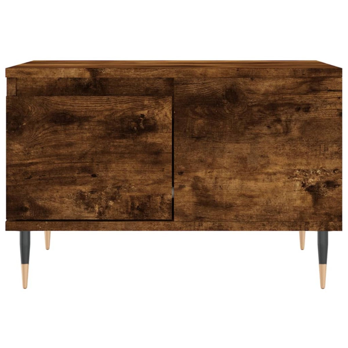 vidaXL Τραπεζάκι Σαλονιού Καπνιστή Δρυς 55x55x36,5εκ. Επεξεργασμ. Ξύλο