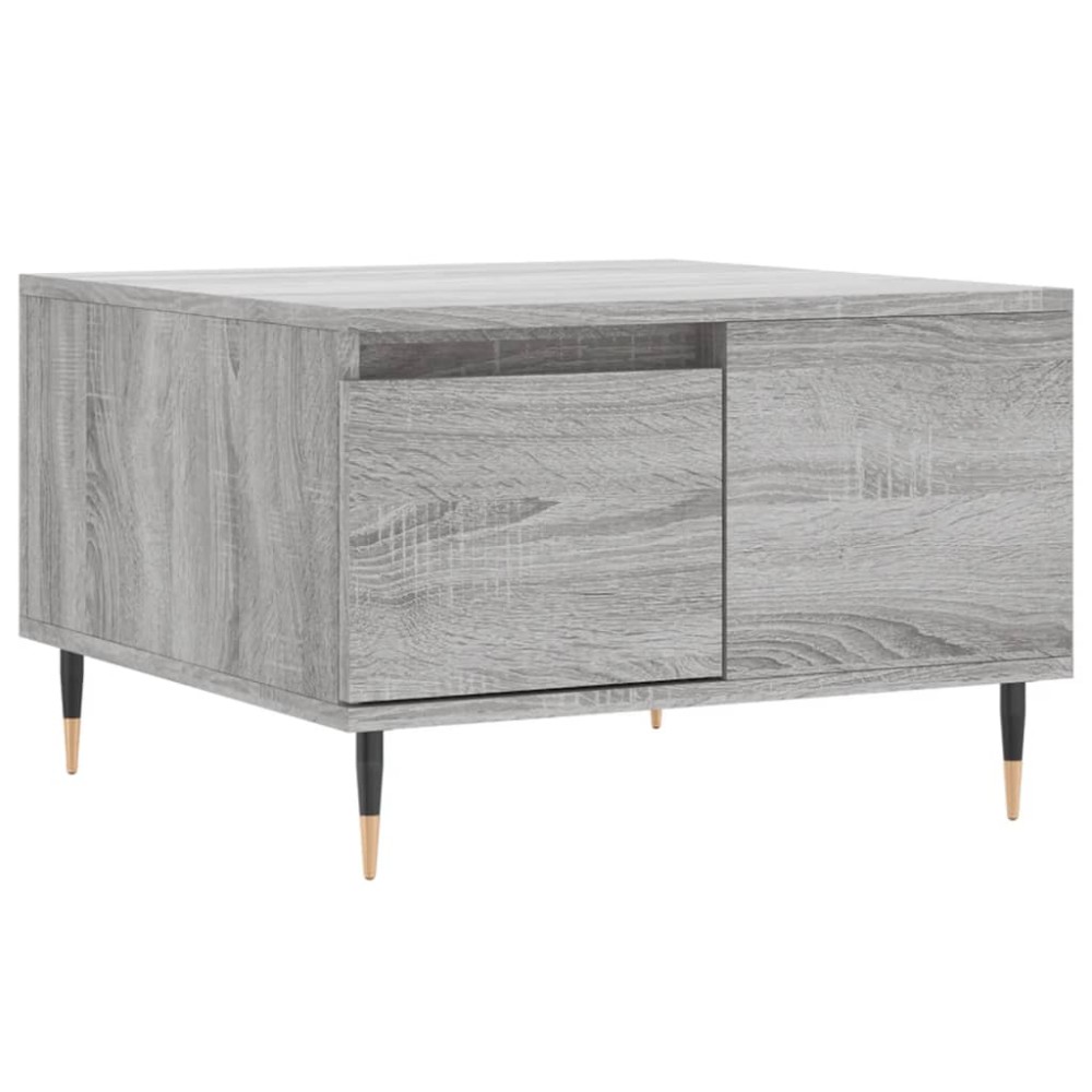 vidaXL Τραπεζάκι Σαλονιού Γκρι Sonoma 55x55x36,5εκ. Επεξεργασμένο Ξύλο