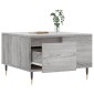 vidaXL Τραπεζάκι Σαλονιού Γκρι Sonoma 55x55x36,5εκ. Επεξεργασμένο Ξύλο