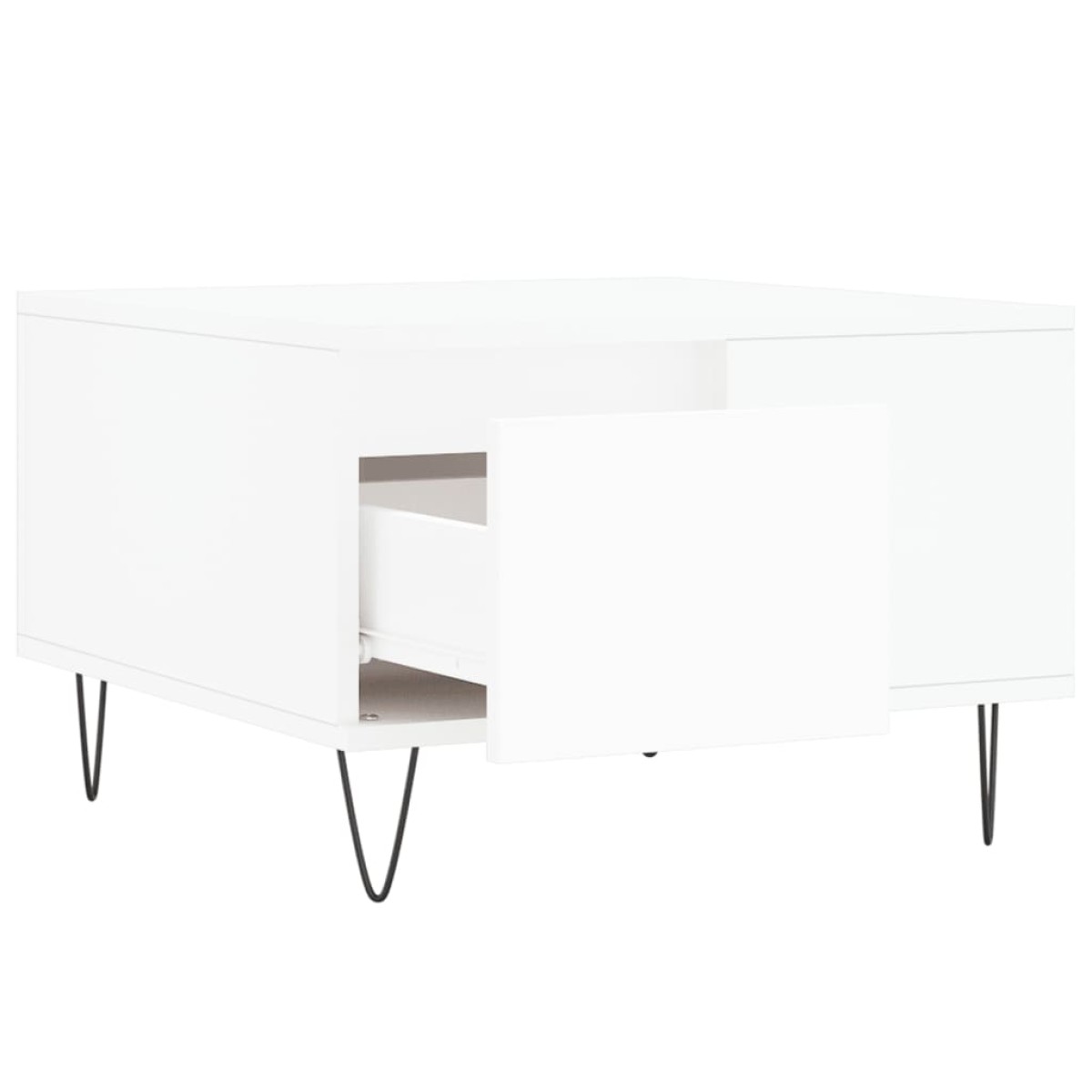 vidaXL Τραπεζάκι Σαλονιού Λευκό 55x55x36,5 εκ. από Επεξεργασμένο Ξύλο