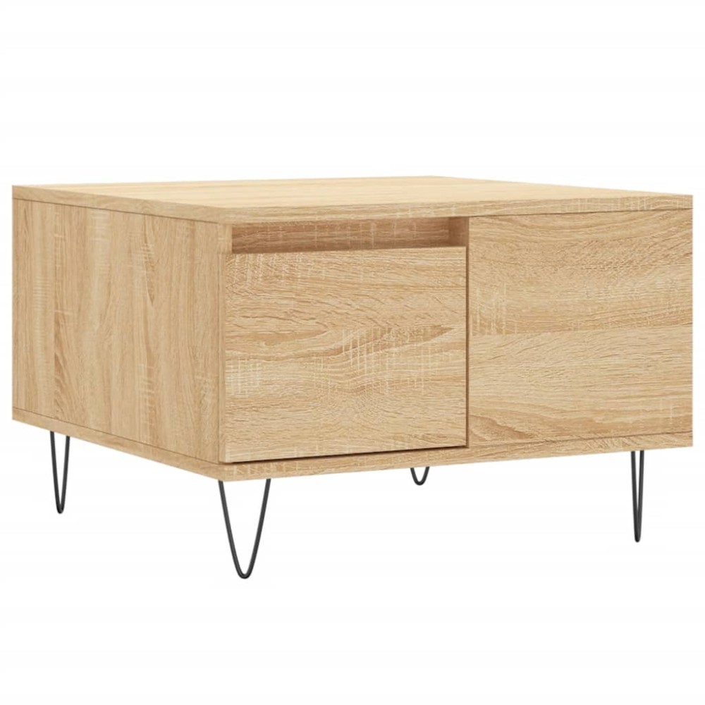 vidaXL Τραπεζάκι Σαλονιού Sonoma Δρυς 55x55x36,5εκ. Επεξεργασμένο Ξύλο