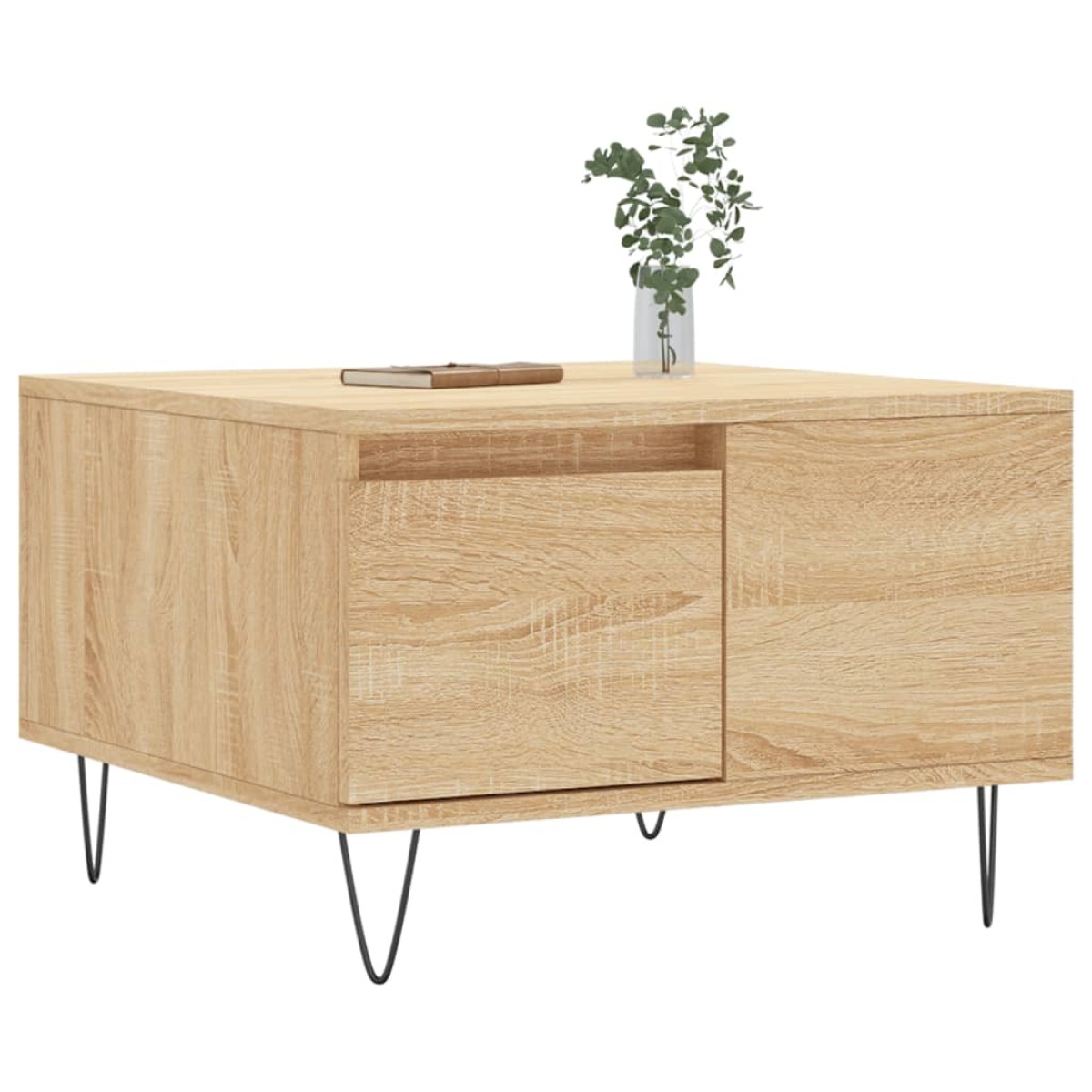 vidaXL Τραπεζάκι Σαλονιού Sonoma Δρυς 55x55x36,5εκ. Επεξεργασμένο Ξύλο