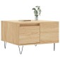 vidaXL Τραπεζάκι Σαλονιού Sonoma Δρυς 55x55x36,5εκ. Επεξεργασμένο Ξύλο