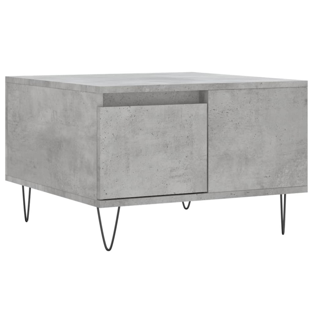 vidaXL Τραπεζάκι Σαλονιού Γκρι Σκυρ. 55x55x36,5 εκ. Επεξεργ. Ξύλο