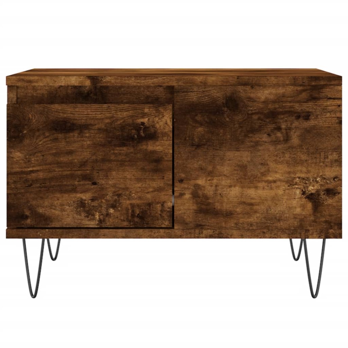 vidaXL Τραπεζάκι Σαλονιού Καπνιστή Δρυς 55x55x36,5εκ. Επεξεργασμ. Ξύλο