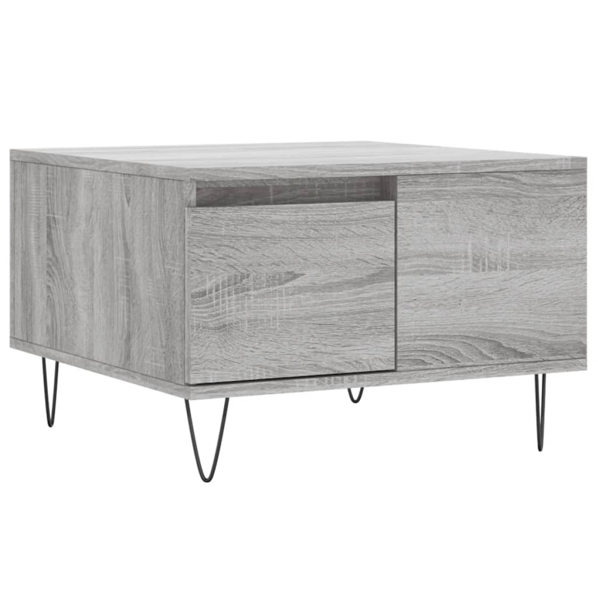 vidaXL Τραπεζάκι Σαλονιού Γκρι Sonoma 55x55x36,5εκ. Επεξεργασμένο Ξύλο