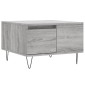 vidaXL Τραπεζάκι Σαλονιού Γκρι Sonoma 55x55x36,5εκ. Επεξεργασμένο Ξύλο