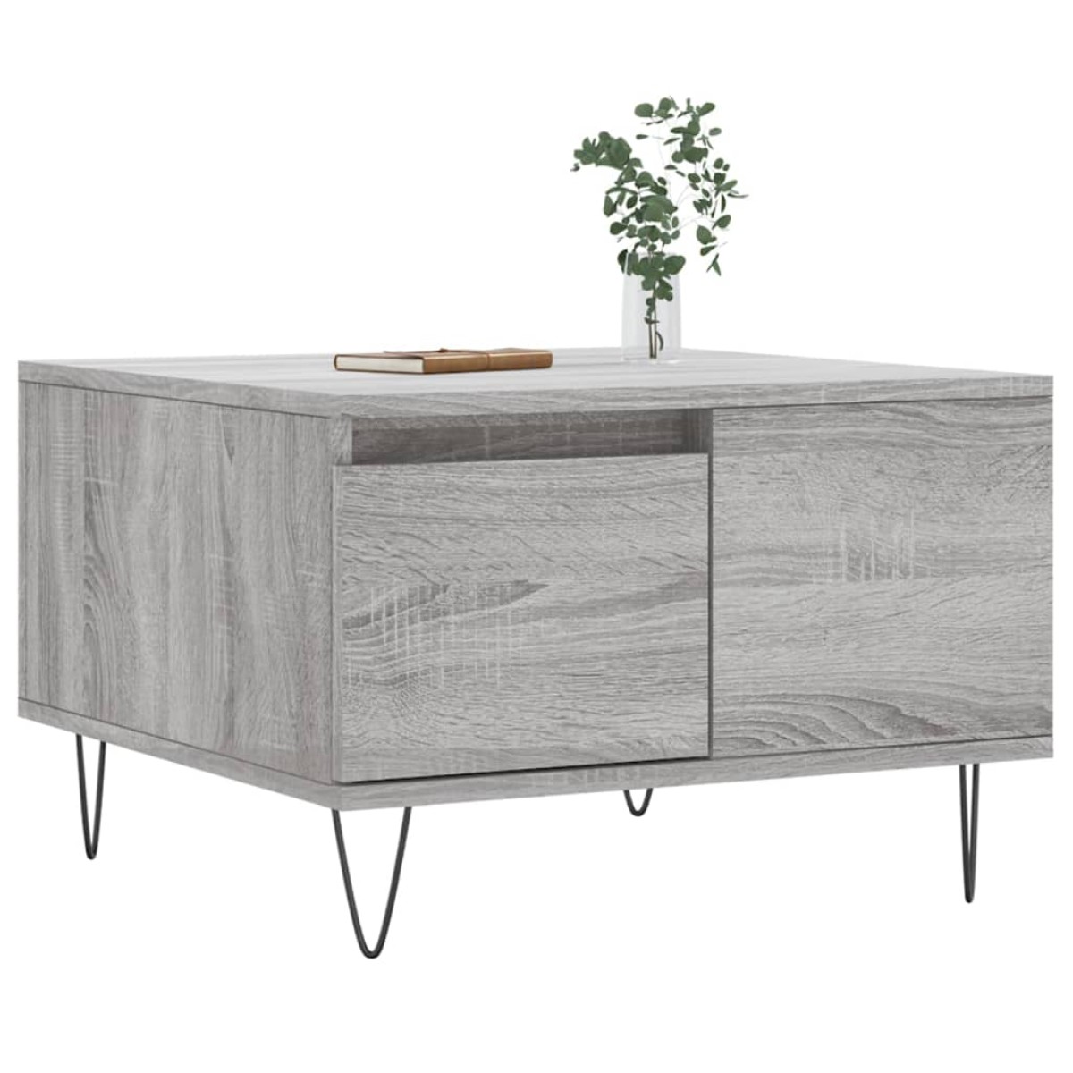 vidaXL Τραπεζάκι Σαλονιού Γκρι Sonoma 55x55x36,5εκ. Επεξεργασμένο Ξύλο