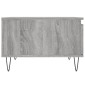vidaXL Τραπεζάκι Σαλονιού Γκρι Sonoma 55x55x36,5εκ. Επεξεργασμένο Ξύλο