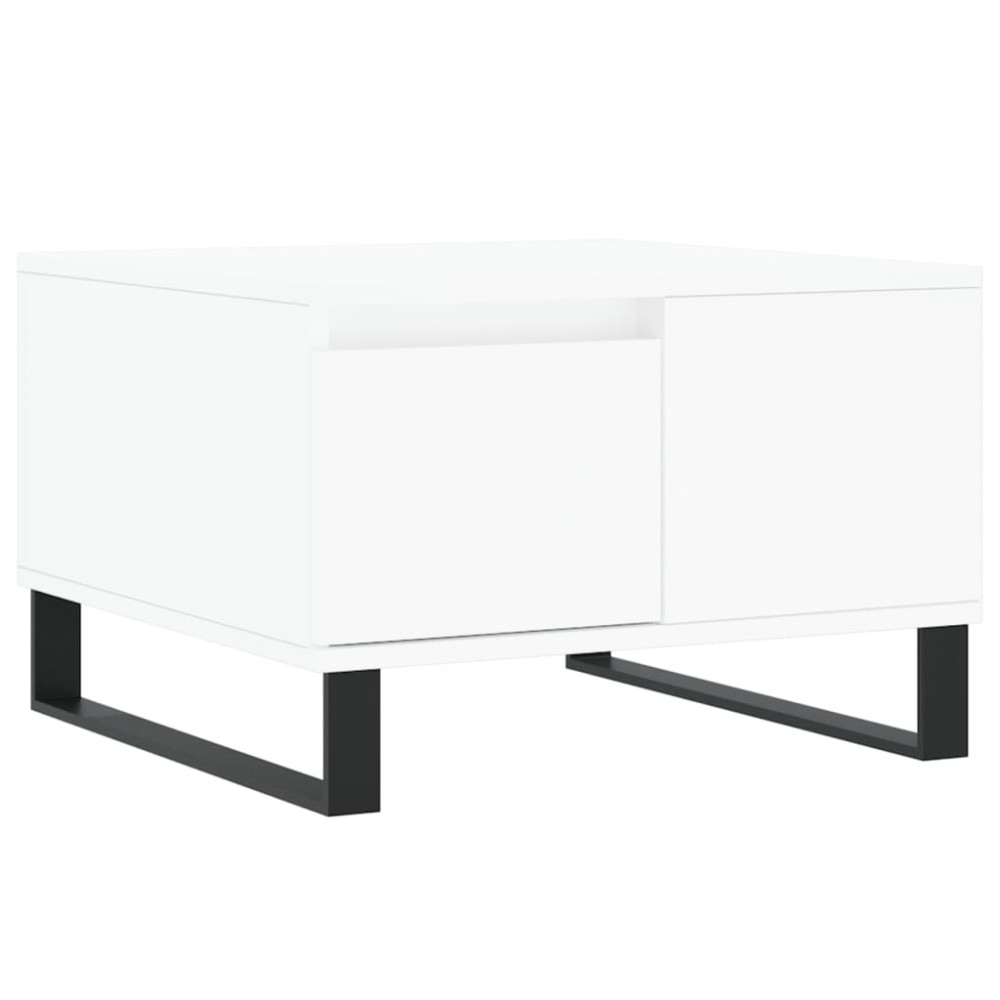 vidaXL Τραπεζάκι Σαλονιού Λευκό 55x55x36,5 εκ. από Επεξεργασμένο Ξύλο