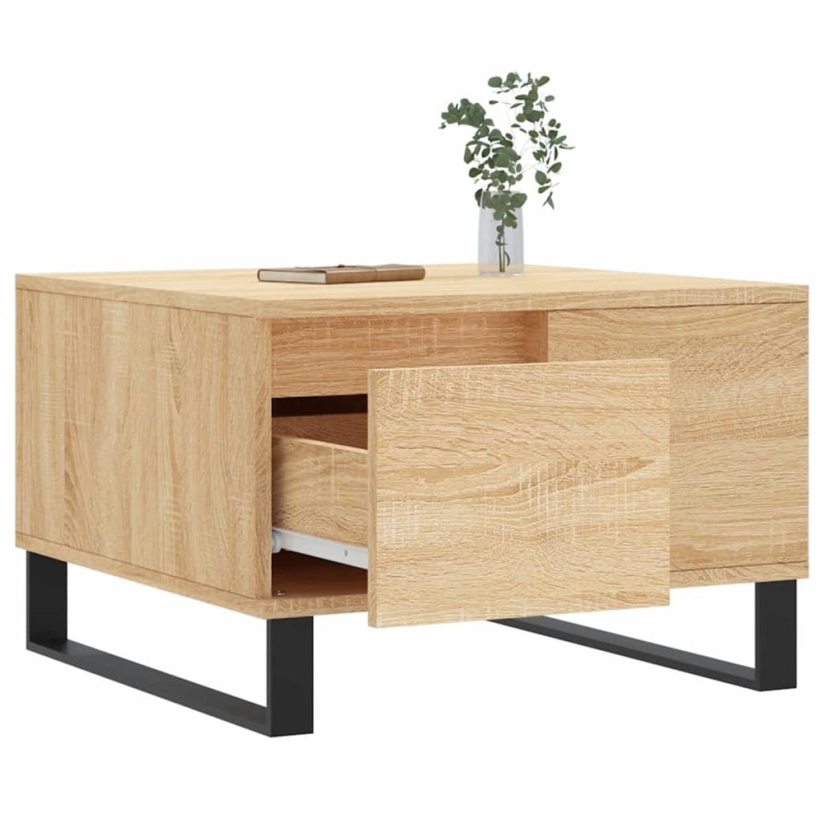 vidaXL Τραπεζάκι Σαλονιού Sonoma Δρυς 55x55x36,5εκ. Επεξεργασμένο Ξύλο
