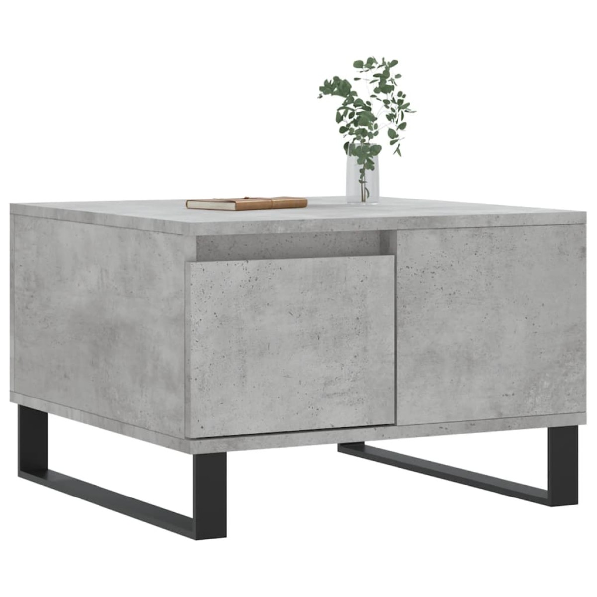 vidaXL Τραπεζάκι Σαλονιού Γκρι Σκυρ. 55x55x36,5 εκ. Επεξεργ. Ξύλο