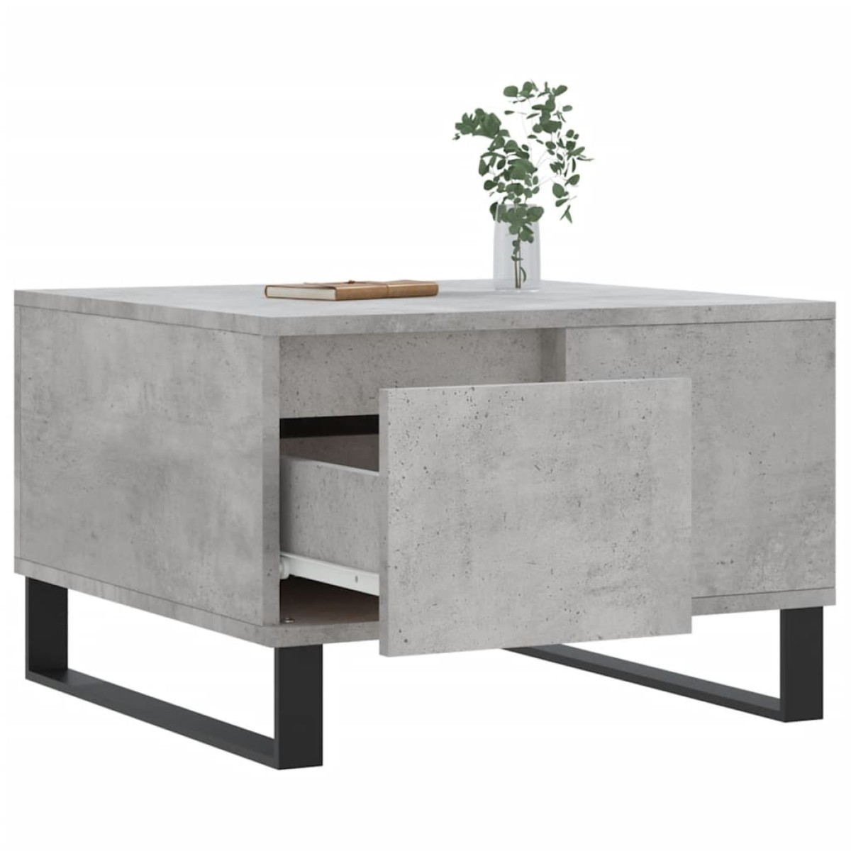 vidaXL Τραπεζάκι Σαλονιού Γκρι Σκυρ. 55x55x36,5 εκ. Επεξεργ. Ξύλο