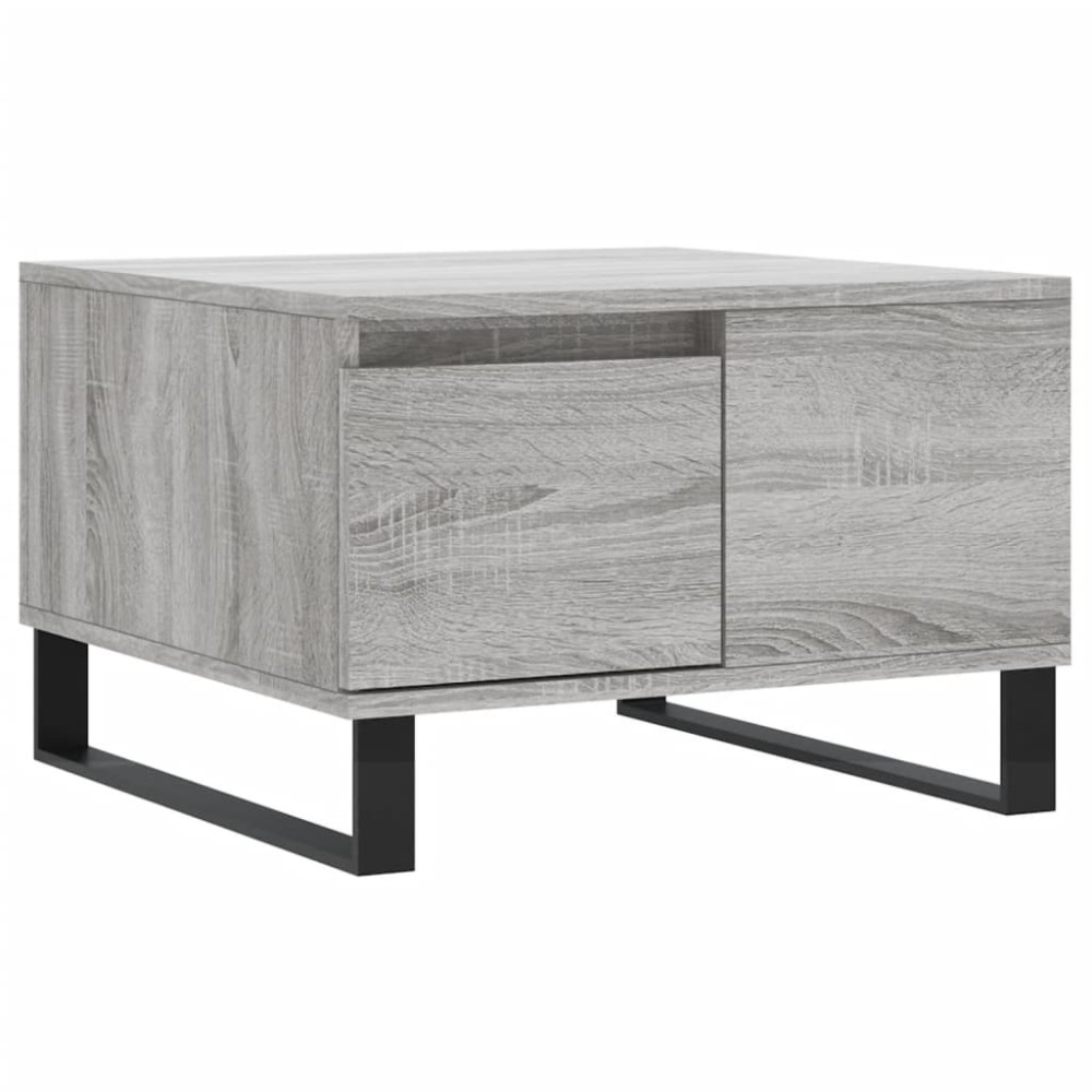 vidaXL Τραπεζάκι Σαλονιού Γκρι Sonoma 55x55x36,5εκ. Επεξεργασμένο Ξύλο