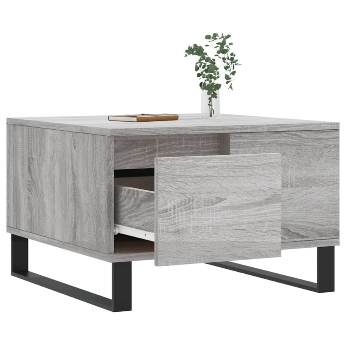 vidaXL Τραπεζάκι Σαλονιού Γκρι Sonoma 55x55x36,5εκ. Επεξεργασμένο Ξύλο