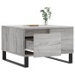 vidaXL Τραπεζάκι Σαλονιού Γκρι Sonoma 55x55x36,5εκ. Επεξεργασμένο Ξύλο