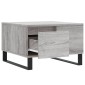 vidaXL Τραπεζάκι Σαλονιού Γκρι Sonoma 55x55x36,5εκ. Επεξεργασμένο Ξύλο