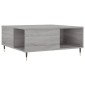 vidaXL Τραπεζάκι Σαλονιού Γκρι Sonoma 80x80x36,5εκ. Επεξεργασμένο Ξύλο