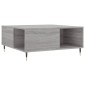 vidaXL Τραπεζάκι Σαλονιού Γκρι Sonoma 80x80x36,5εκ. Επεξεργασμένο Ξύλο