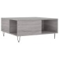 vidaXL Τραπεζάκι Σαλονιού Γκρι Sonoma 80x80x36,5εκ. Επεξεργασμένο Ξύλο