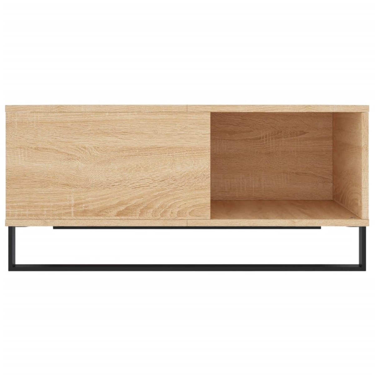 vidaXL Τραπεζάκι Σαλονιού Sonoma Δρυς 80x80x36,5 εκ. Επεξεργασμ. Ξύλο