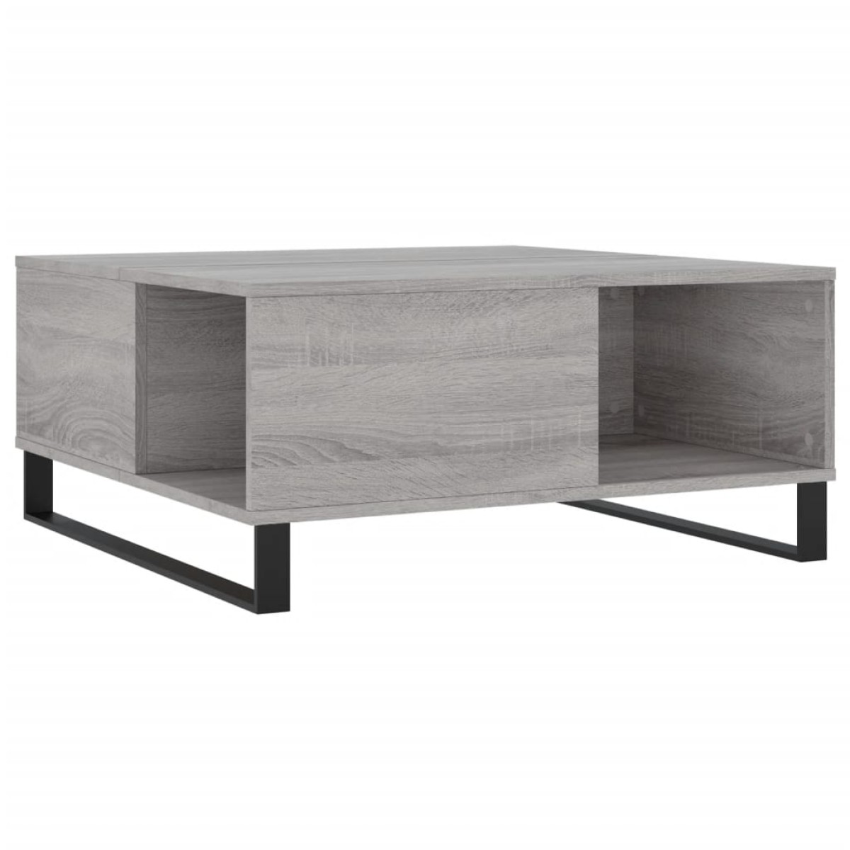 vidaXL Τραπεζάκι Σαλονιού Γκρι Sonoma 80x80x36,5εκ. Επεξεργασμένο Ξύλο