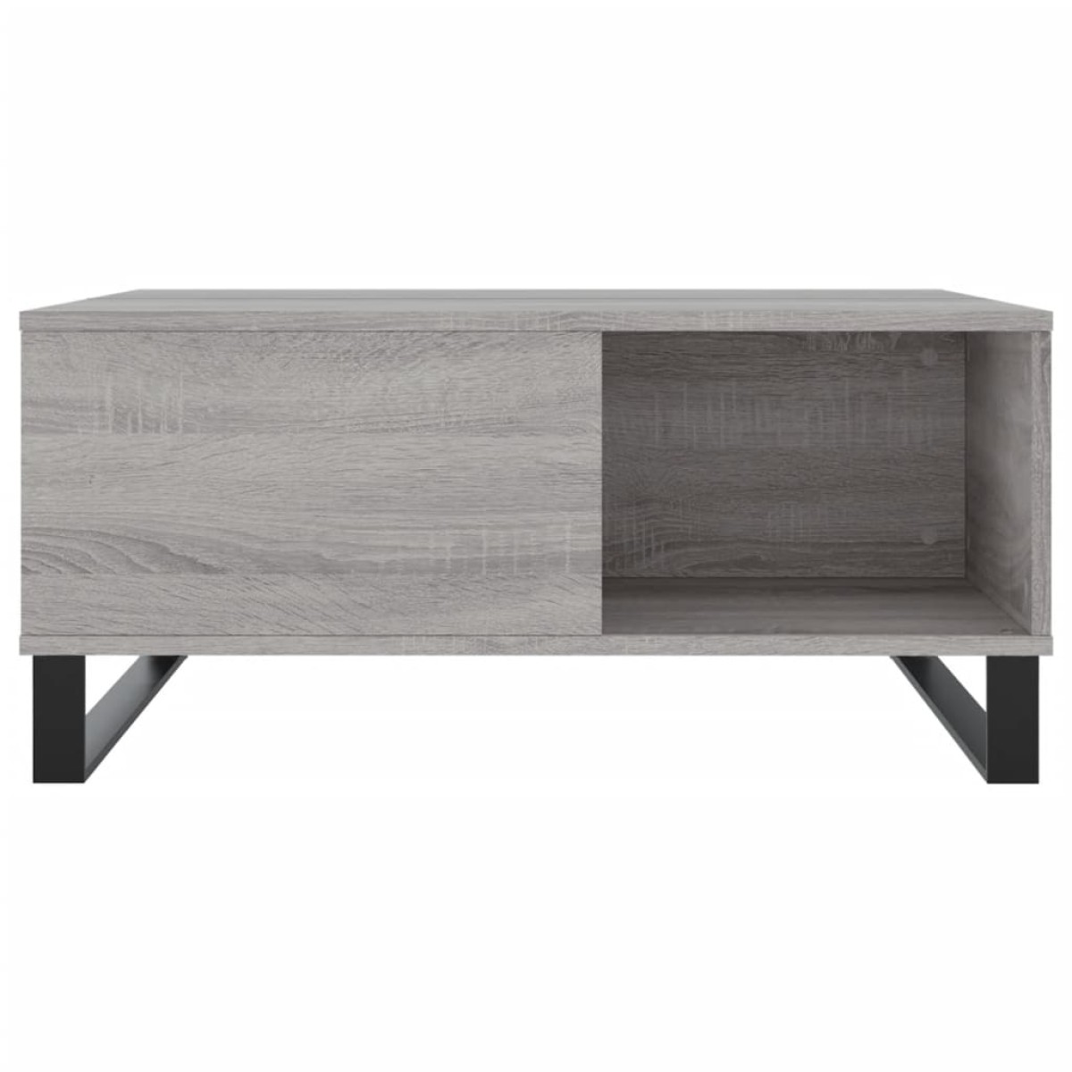vidaXL Τραπεζάκι Σαλονιού Γκρι Sonoma 80x80x36,5εκ. Επεξεργασμένο Ξύλο