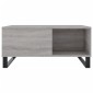 vidaXL Τραπεζάκι Σαλονιού Γκρι Sonoma 80x80x36,5εκ. Επεξεργασμένο Ξύλο