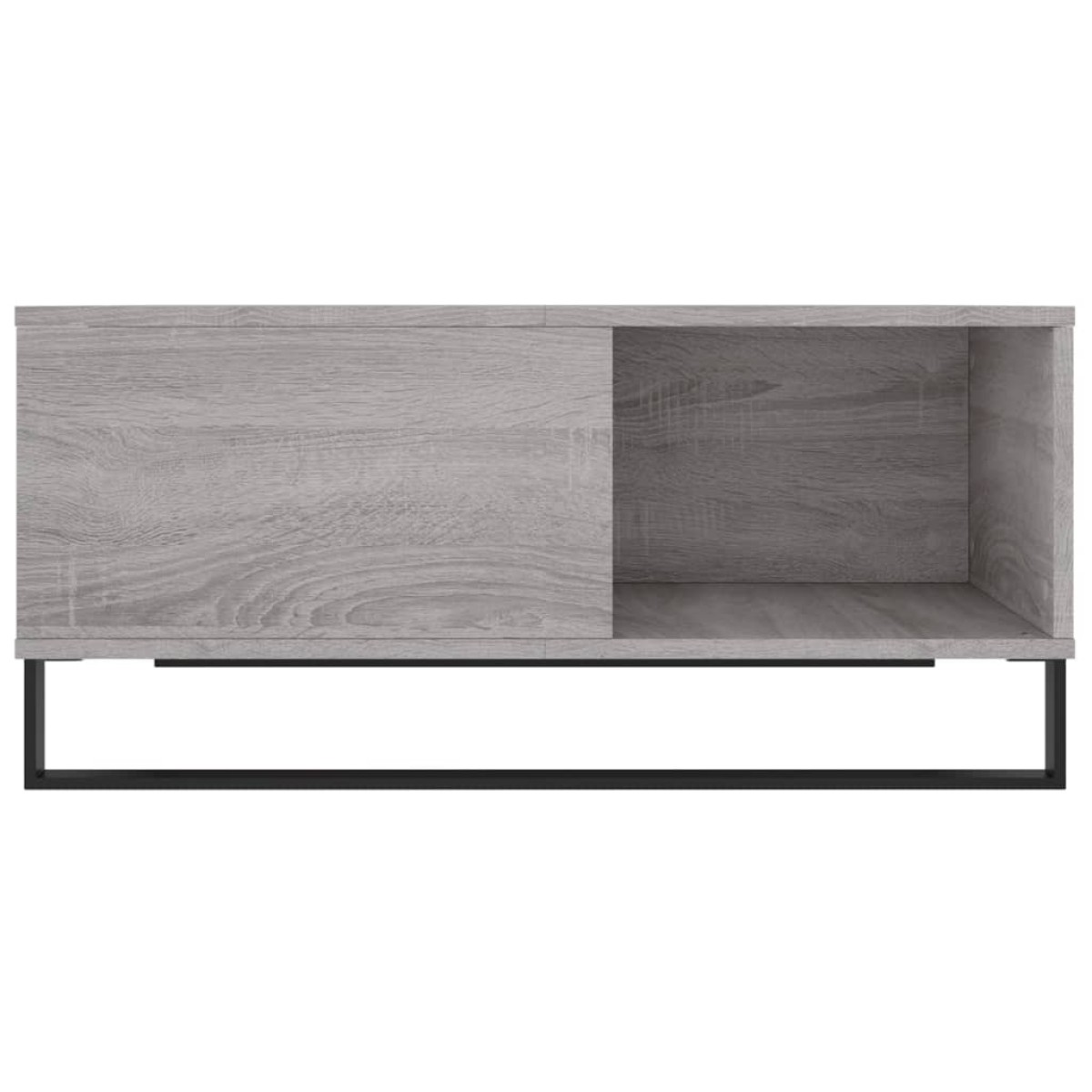 vidaXL Τραπεζάκι Σαλονιού Γκρι Sonoma 80x80x36,5εκ. Επεξεργασμένο Ξύλο