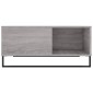 vidaXL Τραπεζάκι Σαλονιού Γκρι Sonoma 80x80x36,5εκ. Επεξεργασμένο Ξύλο