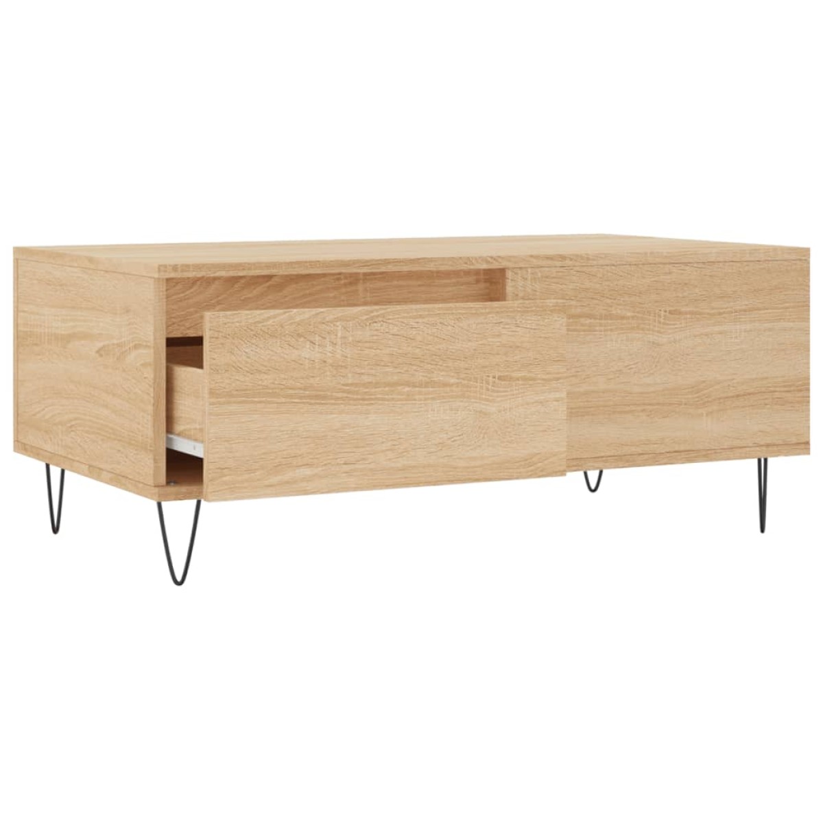 vidaXL Τραπεζάκι Σαλονιού Sonoma Δρυς 90x50x36,5 εκ. Επεξεργασμ. Ξύλο