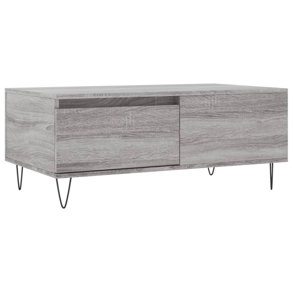 vidaXL Τραπεζάκι Σαλονιού Γκρι Sonoma 90x50x36,5εκ. Επεξεργασμένο Ξύλο