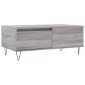 vidaXL Τραπεζάκι Σαλονιού Γκρι Sonoma 90x50x36,5εκ. Επεξεργασμένο Ξύλο