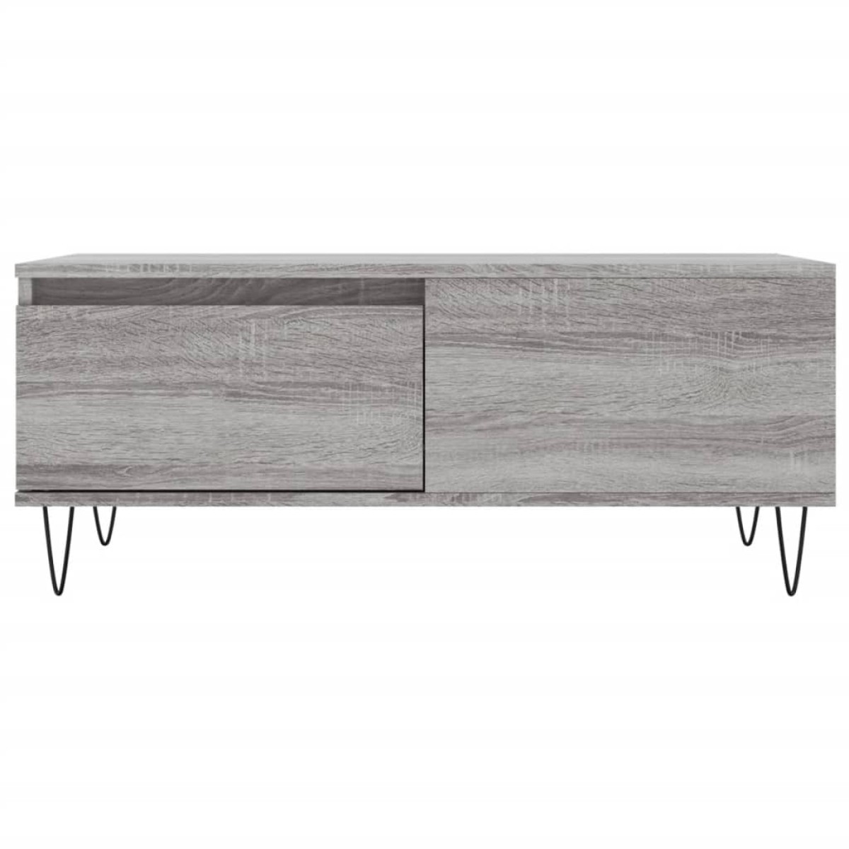 vidaXL Τραπεζάκι Σαλονιού Γκρι Sonoma 90x50x36,5εκ. Επεξεργασμένο Ξύλο