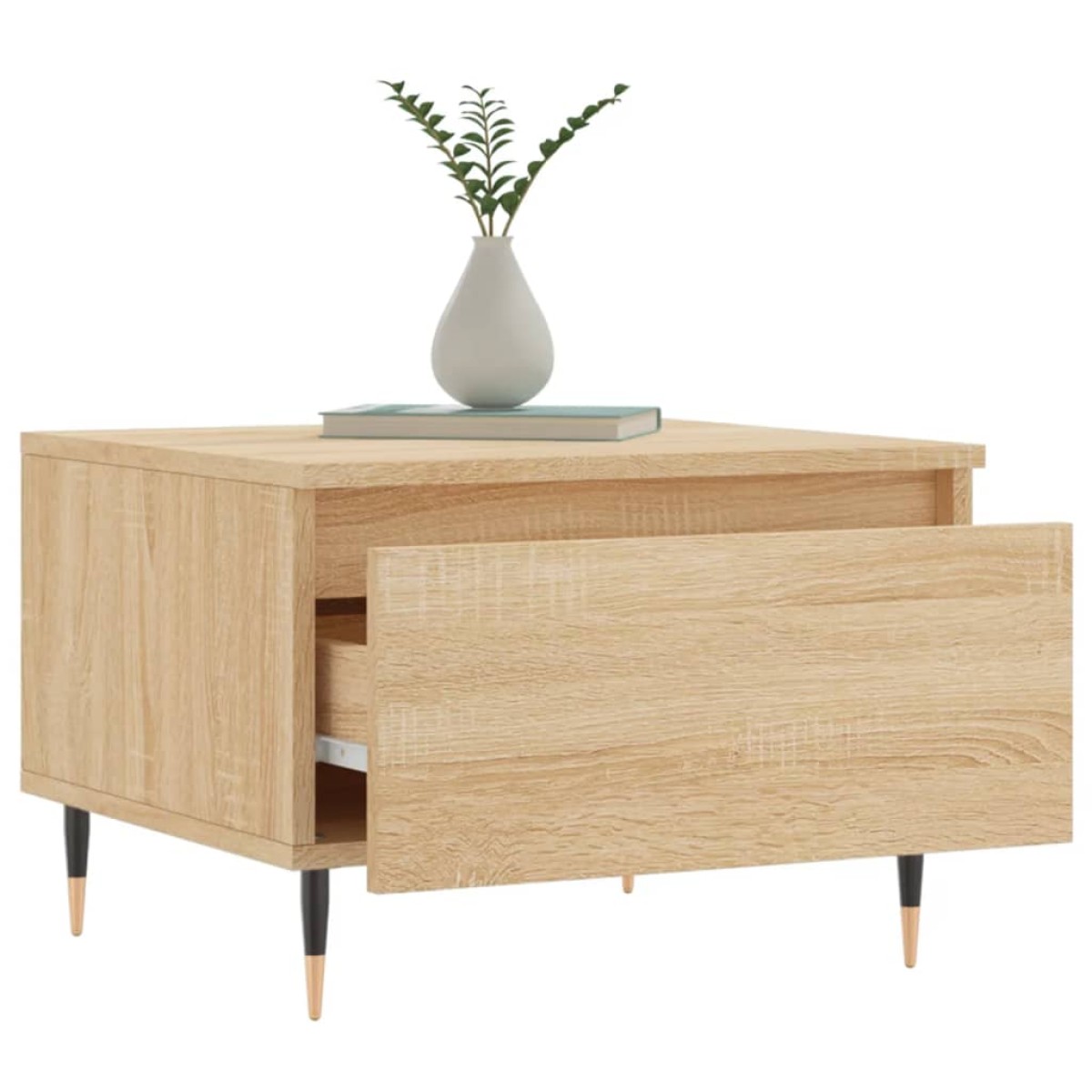 vidaXL Τραπεζάκια Σαλονιού 2 τεμ. Sonoma Δρυς 50x46x35 εκ. Επεξ. Ξύλο
